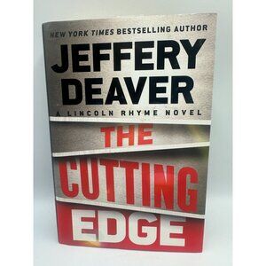 The Cutting Edge Jeffery Deaver 2018 Hardcover First Edition Thriller Pre-Owned